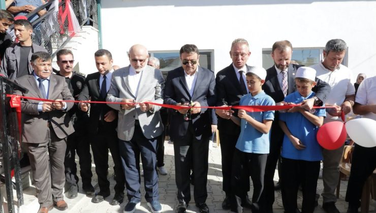 10 YILDIR ATIL HALDE OLAN ŞEHİTLER KUR’AN KURSU HİZMETE AÇILDI