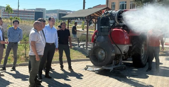 Tavşanlı MYO’da ‘Turbo Fanlı Su Atomizer’ tanıtıldı: Orman yangınlarında kullanılacak