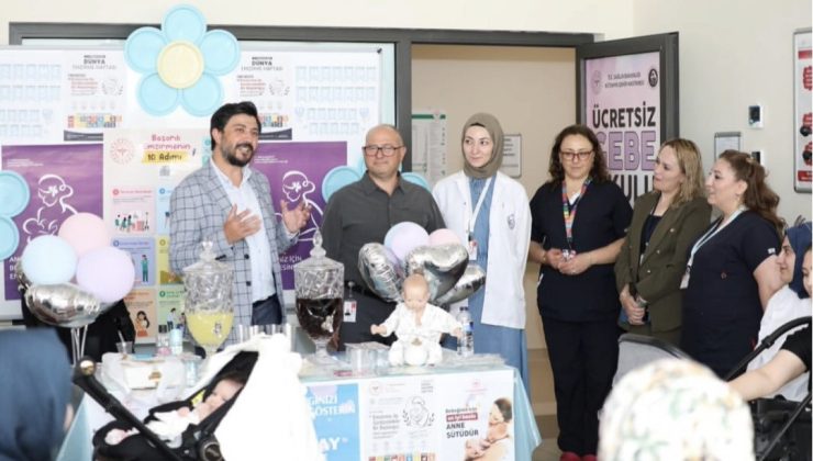 Şehir Hastanesinde anne sütünün önemi anlatıldı