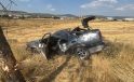 KONTROLDEN ÇIKAN OTOMOBİL TAKLA ATTI: 1 YARALI