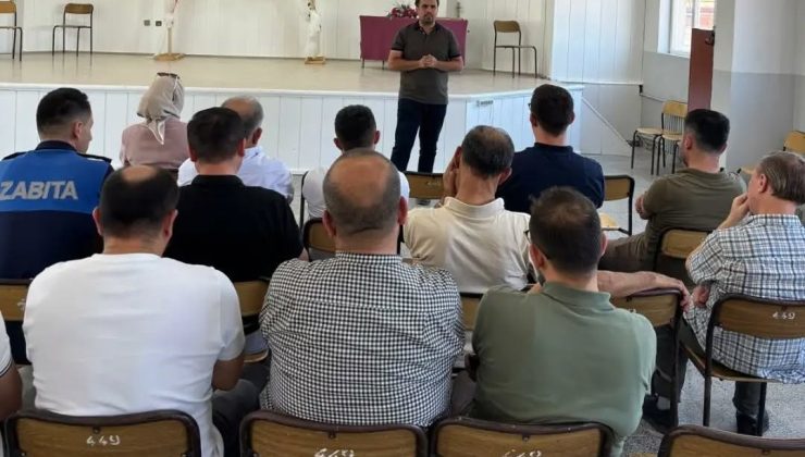 Belediye personeline hükümet sistemleri ve devlet teşkilatı anlatıldı