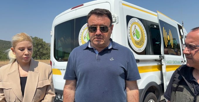 BİÇERDÖVER KAYNAKLI YANGINDA 22 HEKTAR ALAN YANDI
