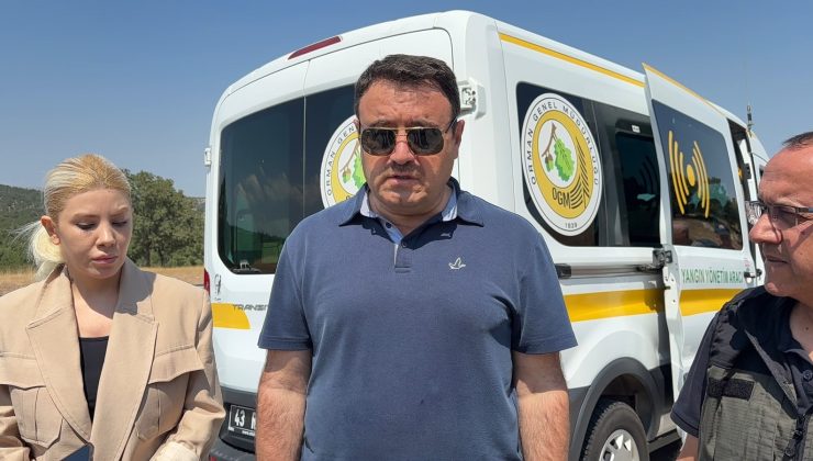 BİÇERDÖVER KAYNAKLI YANGINDA 22 HEKTAR ALAN YANDI