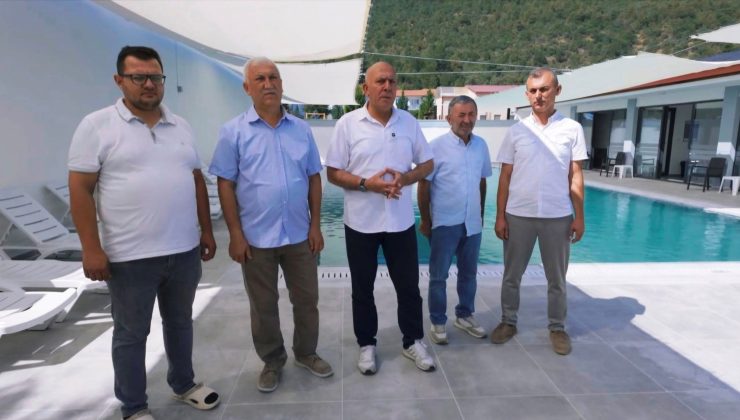 Hisarcık’ta yarı olimpik yüzme havuzu faaliyete geçti