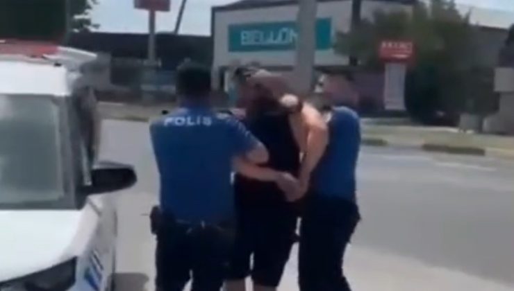 DURDURULAN ARAÇTA BATTANİYE ALTINA SAKLANAN HÜKÜMLÜ YAKALANDI