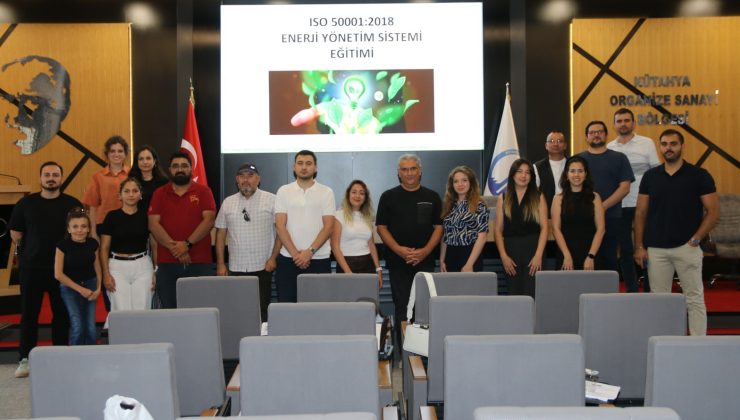 Kütahya OSB Akademi’de ISO 50001 eğitimi verildi