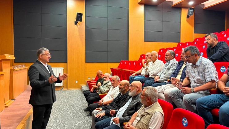 Rektör Kızıltoprak, esnaflarla Teknokent’te bir araya geldi