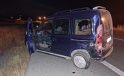 Motosiklet ile hafif ticari araç çarpıştı: 1 yaralı
