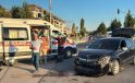 İKİ OTOMOBİL KAVŞAKTA ÇARPIŞTI: 1 YARALI