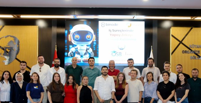 OSB Akademi’de ‘Yapay zekayı iş hayatında etkin kullanma’ eğitimi verildi