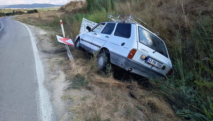 Otomobil şarampole savruldu: 4 yaralı