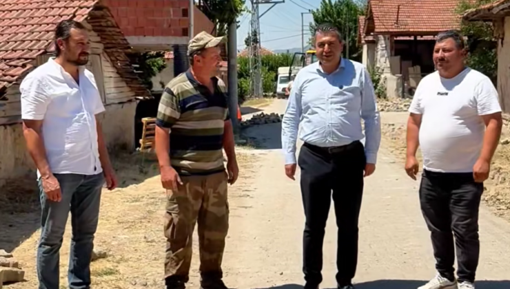Gediz’in bir mahallesi daha doğal gaza kavuşuyor