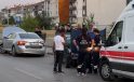KAZA YAPAN İKİ OTOMOBİL HURDAYA DÖNDÜ: 1 YARALI