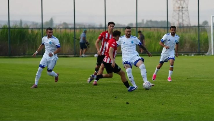 KÜTAHYASPOR İKİNCİ HAZIRLIK MAÇINDA ALANYA 1221 KARŞISINDA