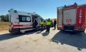 VİRAJI ALAMAYAN OTOMOBİL TALİ YOLDAN ÇIKAN ARAÇLA ÇARPIŞTI