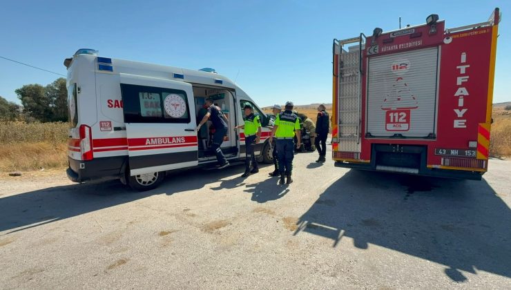 VİRAJI ALAMAYAN OTOMOBİL TALİ YOLDAN ÇIKAN ARAÇLA ÇARPIŞTI