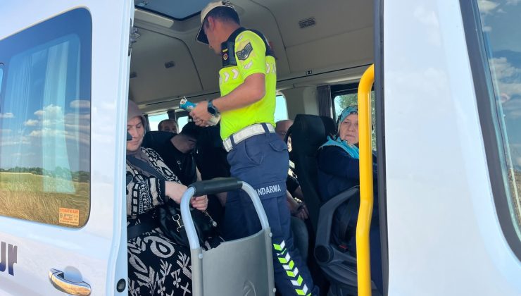 Jandarmadan emniyet kemeri ve çocuk bağlama sistemi denetimi