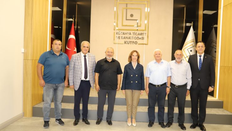 Kütahya ASKF yönetiminden KUTSO’ya ziyaret