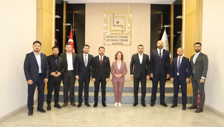 MHP Kütahya Merkez İlçe Teşkilatı KUTSO’yu ziyaret etti