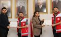Kazada hayat kurtaran sağlıkçılara teşekkür belgesi verildi