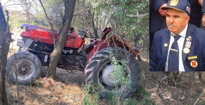 Devrilen traktörün altında kalan Kıbrıs Gazisi hayatını kaybetti