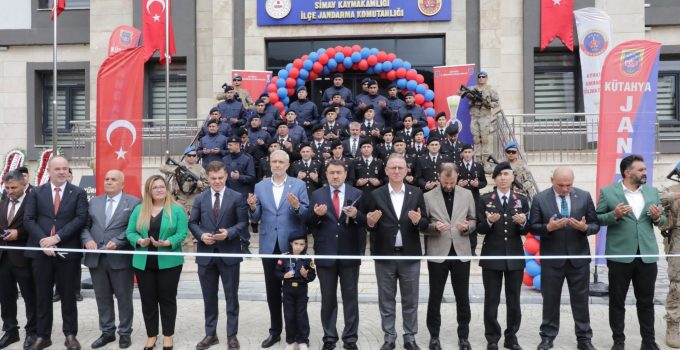 Simav İlçe Jandarma Komutanlığı’nın yeni hizmet binası açıldı