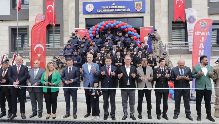 Simav İlçe Jandarma Komutanlığı’nın yeni hizmet binası açıldı