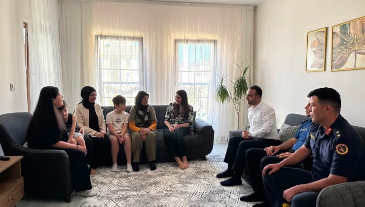 Kaymakam Mantı’dan şehit ailelerine ziyaret
