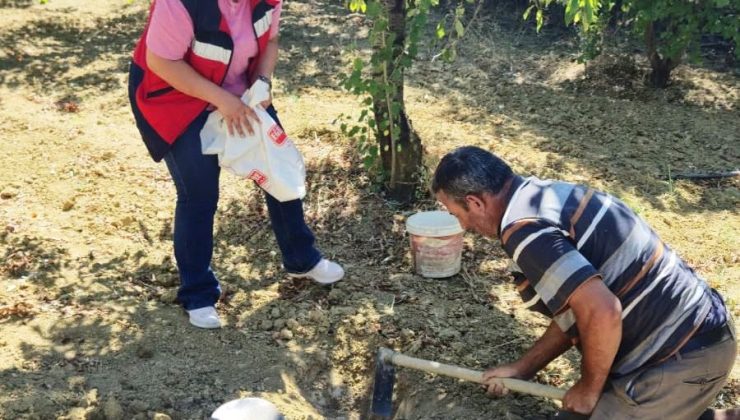 Tarımsal üretimde doğru ve bilinçli gübreleme çalışmaları sürüyor