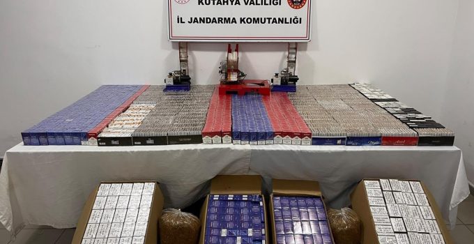 Jandarmadan kaçak tütün operasyonu: 71 bin 900 adet makaron ele geçirildi