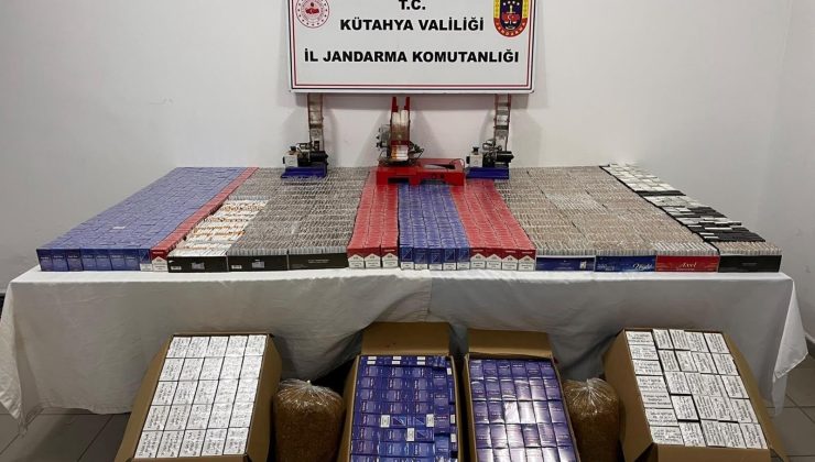 Jandarmadan kaçak tütün operasyonu: 71 bin 900 adet makaron ele geçirildi