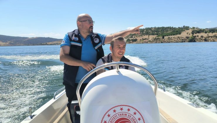 Sahipsiz balık ağı denetimi yapıldı