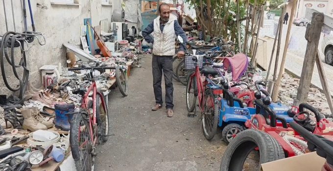 Çöpe gidecek malzemeleri yeniden ekonomiye kazandırıyor