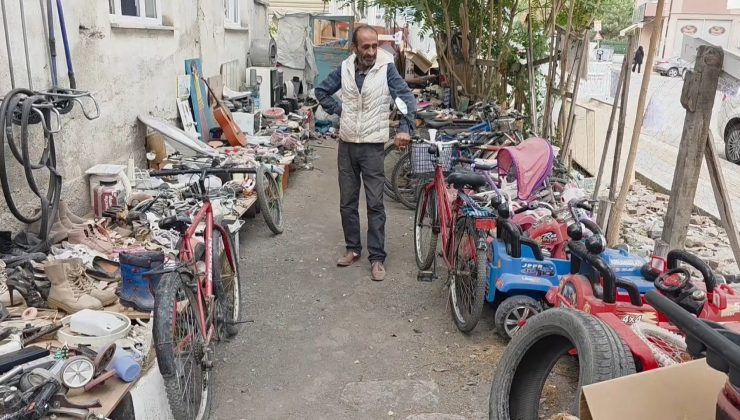 Çöpe gidecek malzemeleri yeniden ekonomiye kazandırıyor