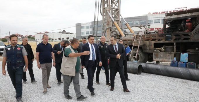 Yoncalı’da jeotermal üretim kuyusu için sondaj çalışmaları başladı