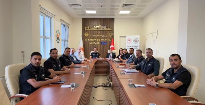 Kütahya’da 7 ilçe ve 157 köyü kapsayan kırsal kalkınma projesi ele alındı