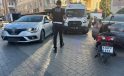 Otomobil ile çarpışan motosikletin sürücüsü yaralandı