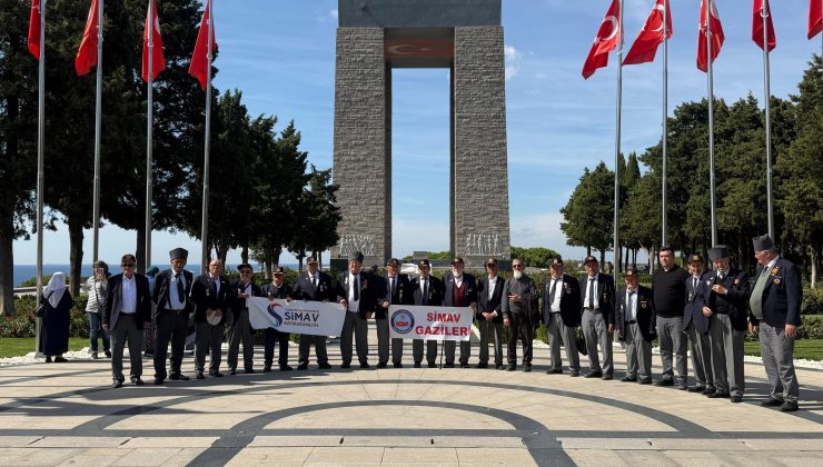 Simavlı gaziler Çanakkale gezisinde buluştu