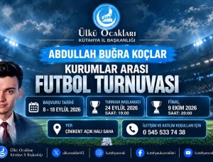 Abdullah Buğra Koçlar Futbol Turnuvasına kayıtlar başladı
