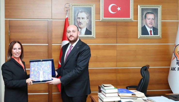 Esin Güral Argat’tan AK Parti Genel Başkan Yardımcısı Büyükgümüş’e ziyaret