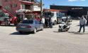 OTOMOBİL İLE MOTOKURYE ÇARPIŞTI: 1 YARALI