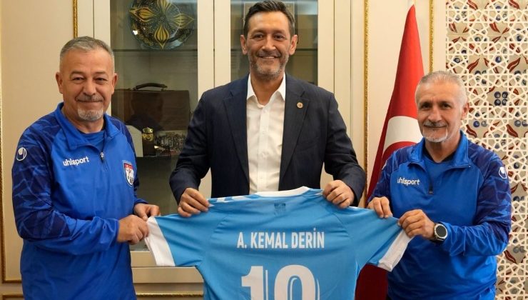 Tavşanlı Erdemspor’dan Başkan Derin’e ziyaret