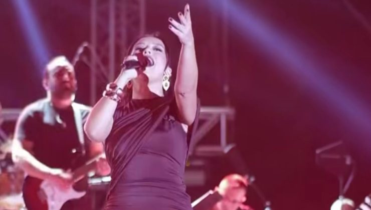 Leblebi ve Kömür Festivali’nin ilk gününde Tuğba Yurt sahne aldı