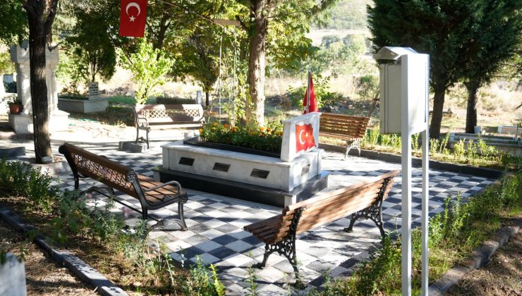 Tavşanlı’da şehitlerin emanetlerine vefa