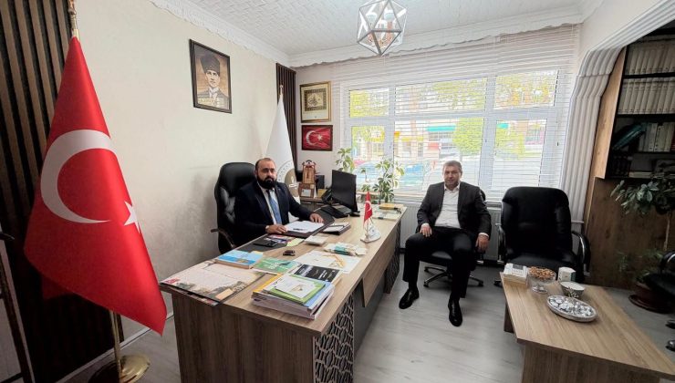 Başkan Akel’den görevine başlayan Müftü Aslan’a ziyaret