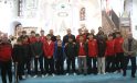 Aileler sabah namazında buluştu