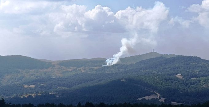 Otluk alanda başlayan yangın ormana sıçradı, 6 dekar alan zarar gördü
