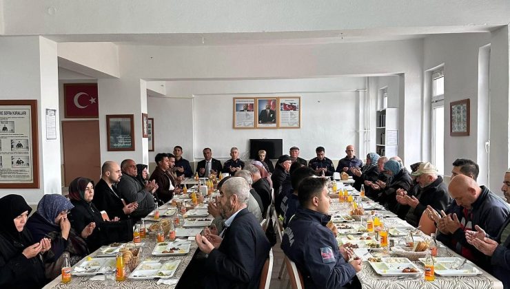 Şehit aileleri onuruna yemek programı düzenlendi