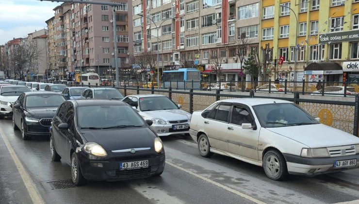 Kütahya’da otomobil sayısı son10 yılda yüzde 34,4 arttı