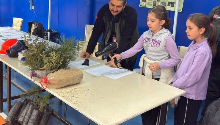 Bilim Festivali’nde çocuklara erozyon eğitimi verildi